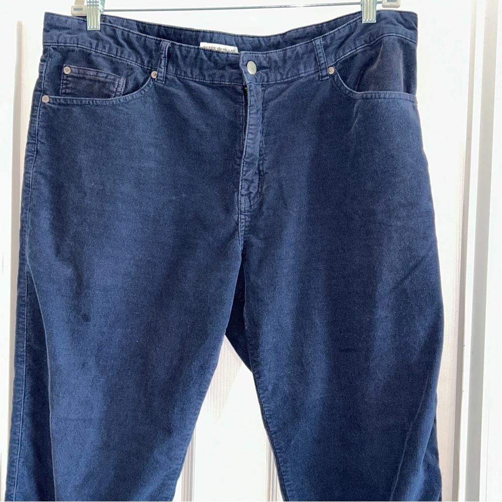Peter Milar‎ Navy Blue Men’s Corduroy Pants, 38 Classic Fit
